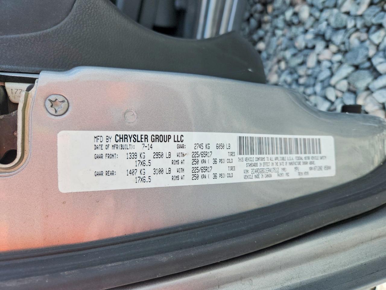 2014 DODGE GRAND CARAVAN