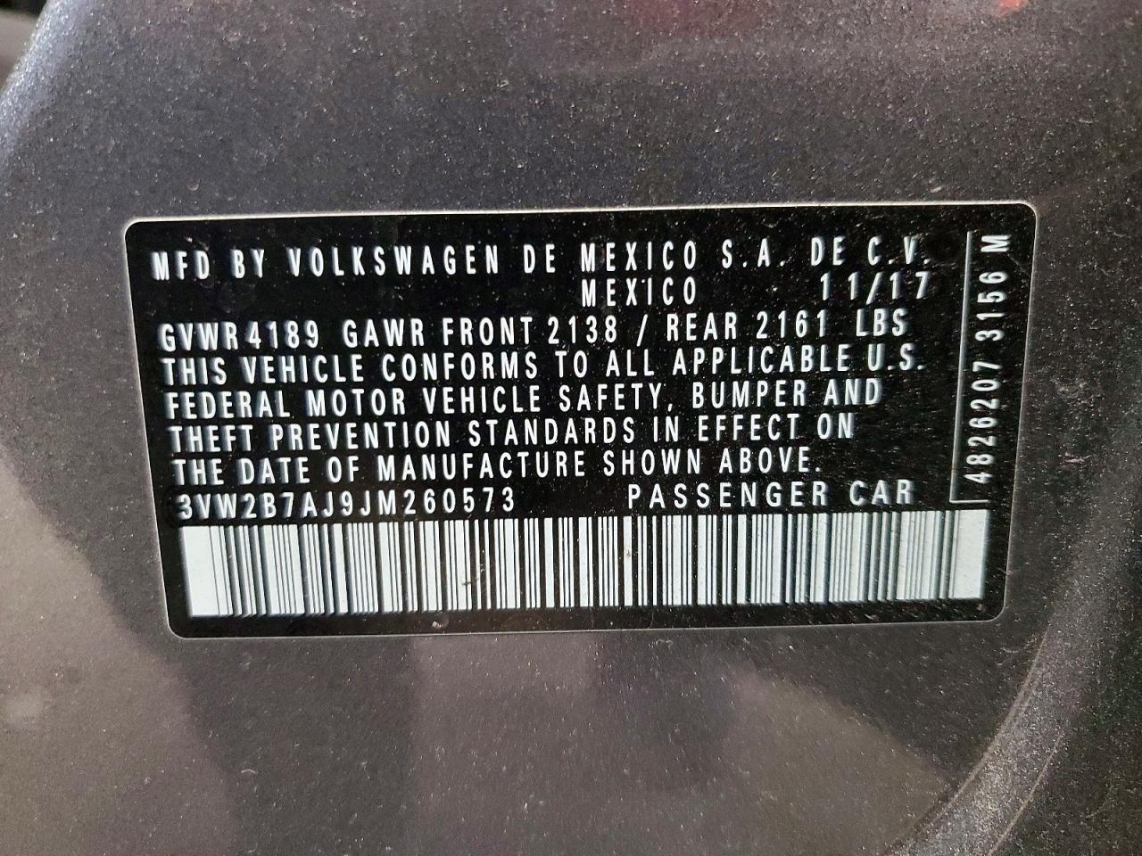2018 VOLKSWAGEN JETTA