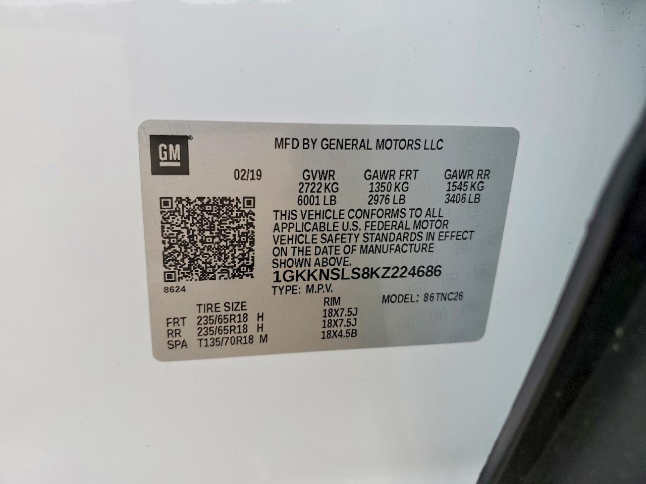 2019 GMC ACADIA