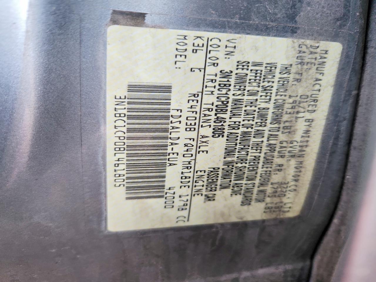 2011 NISSAN VERSA