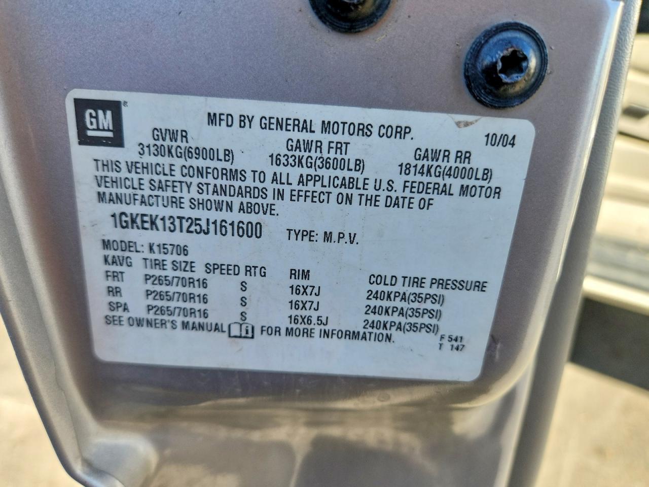 2005 GMC Yukon
