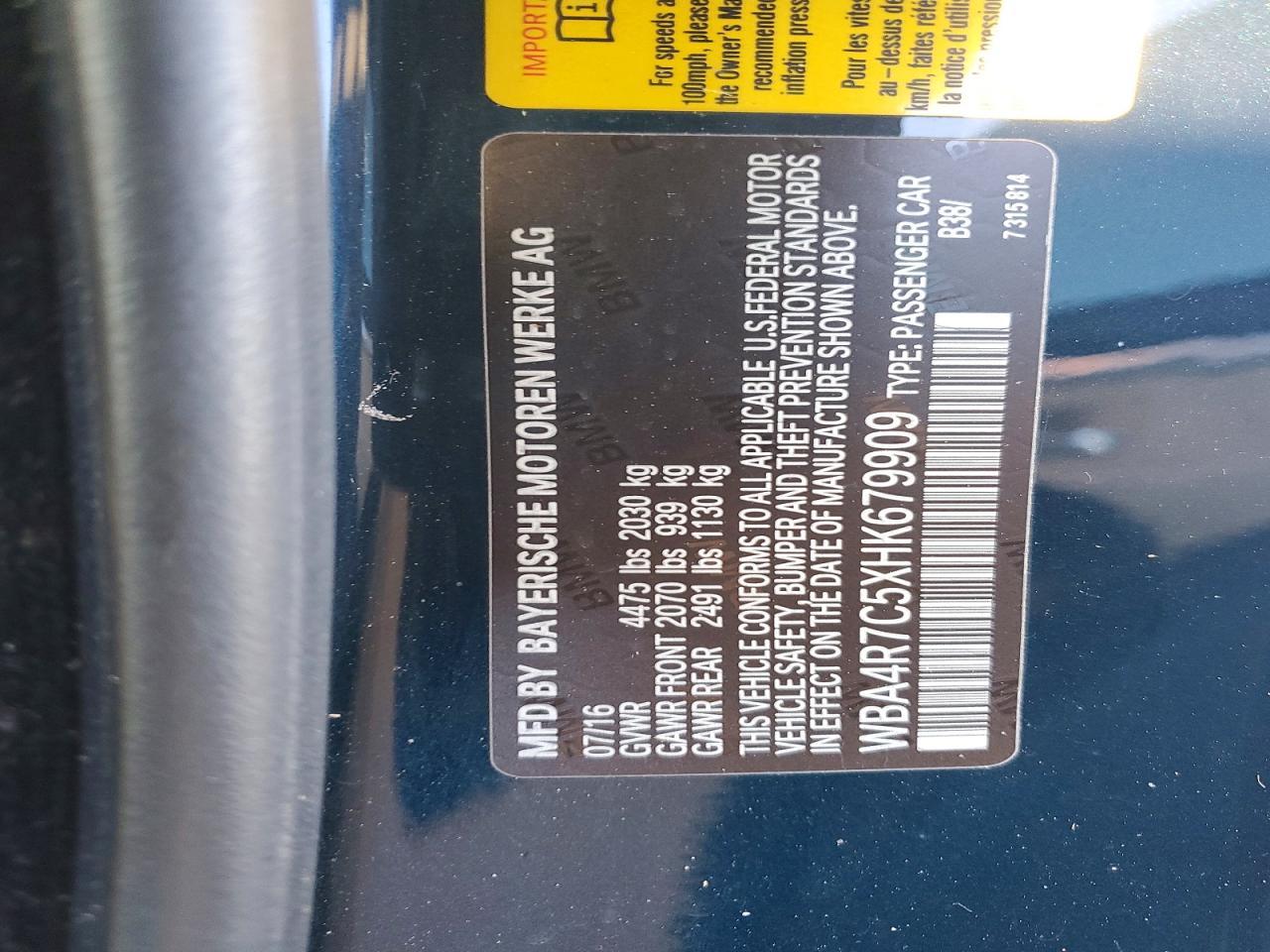 2017 BMW 4 Series