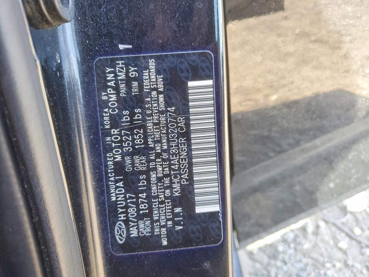 2017 HYUNDAI ACCENT