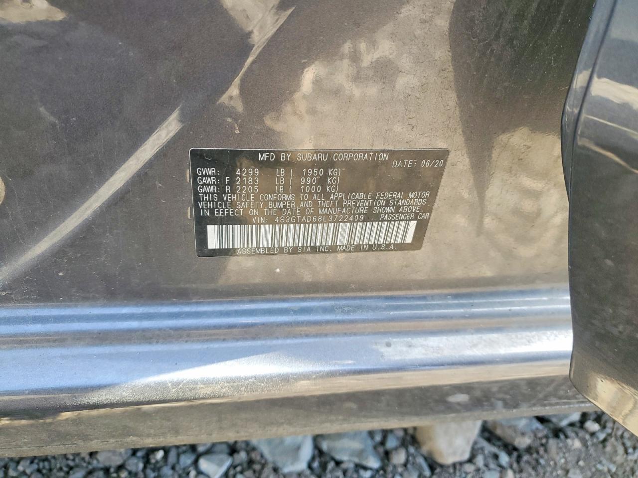 2020 SUBARU IMPREZA