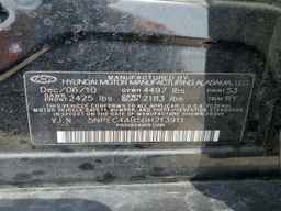 2011 HYUNDAI SONATA