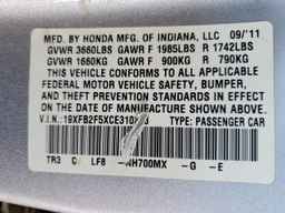 2012 HONDA CIVIC