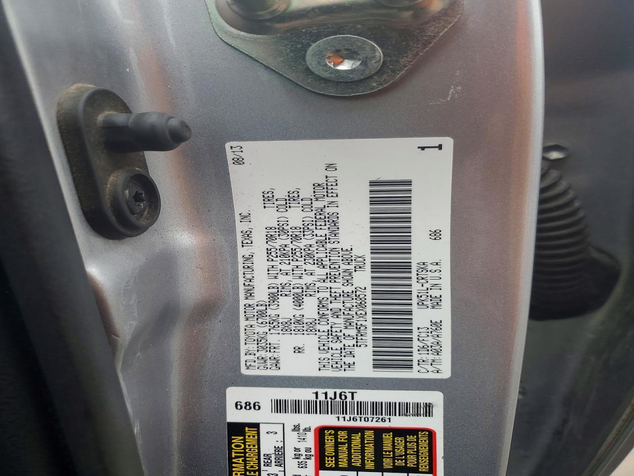 2014 TOYOTA TUNDRA