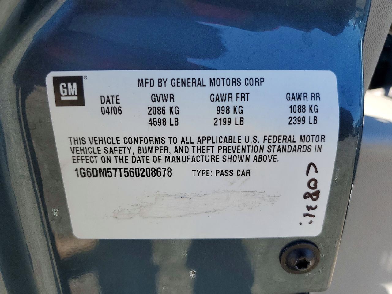 2006 CADILLAC CTS