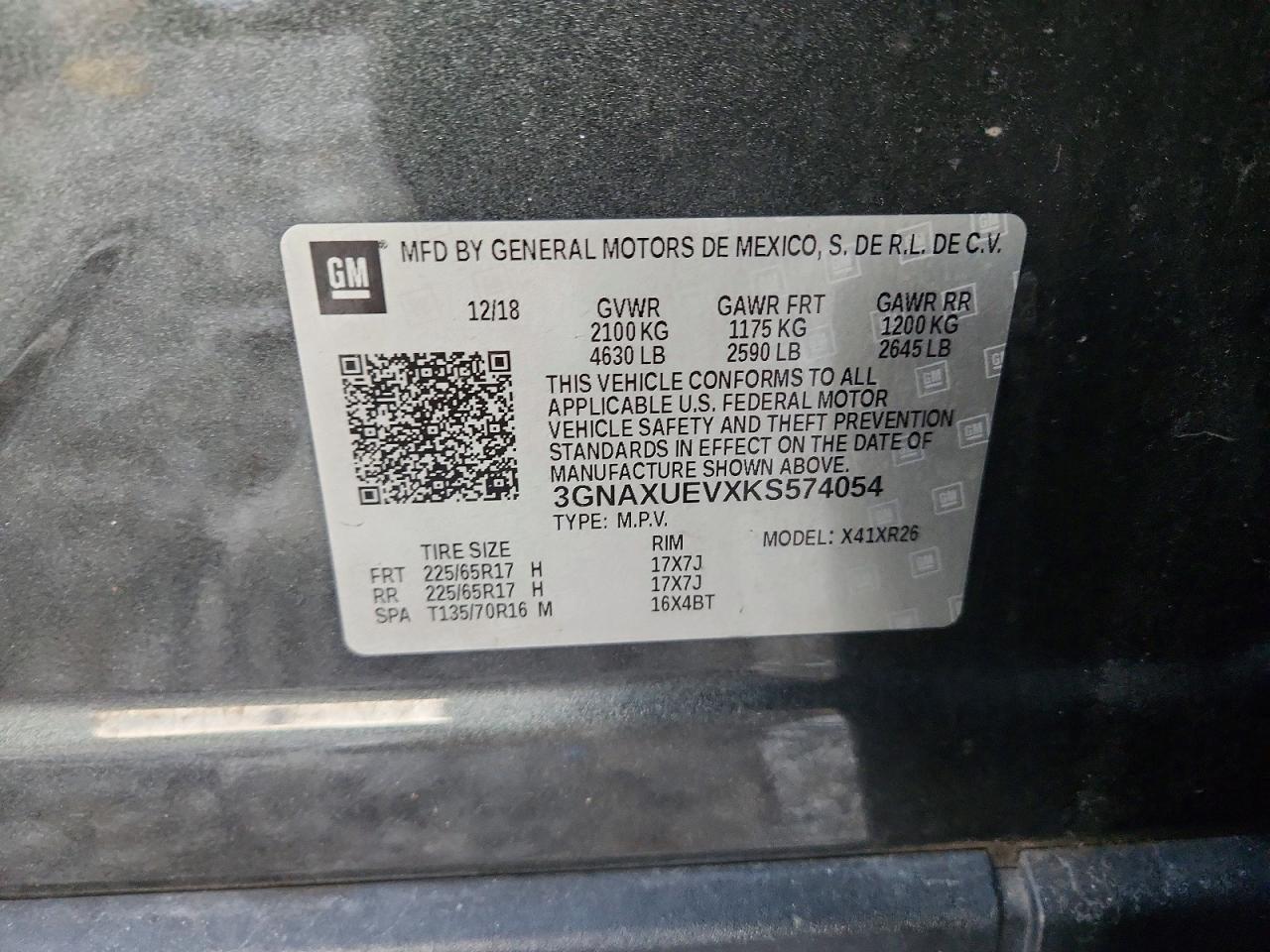 2019 CHEVROLET EQUINOX