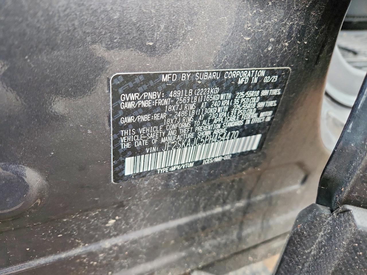 2023 SUBARU FORESTER