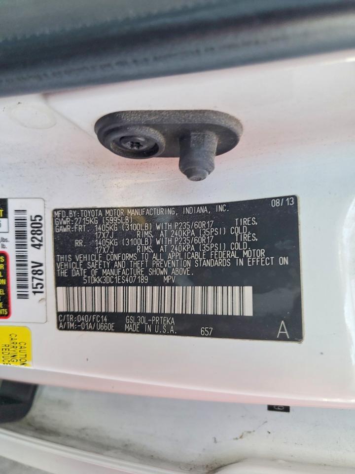 2014 TOYOTA SIENNA