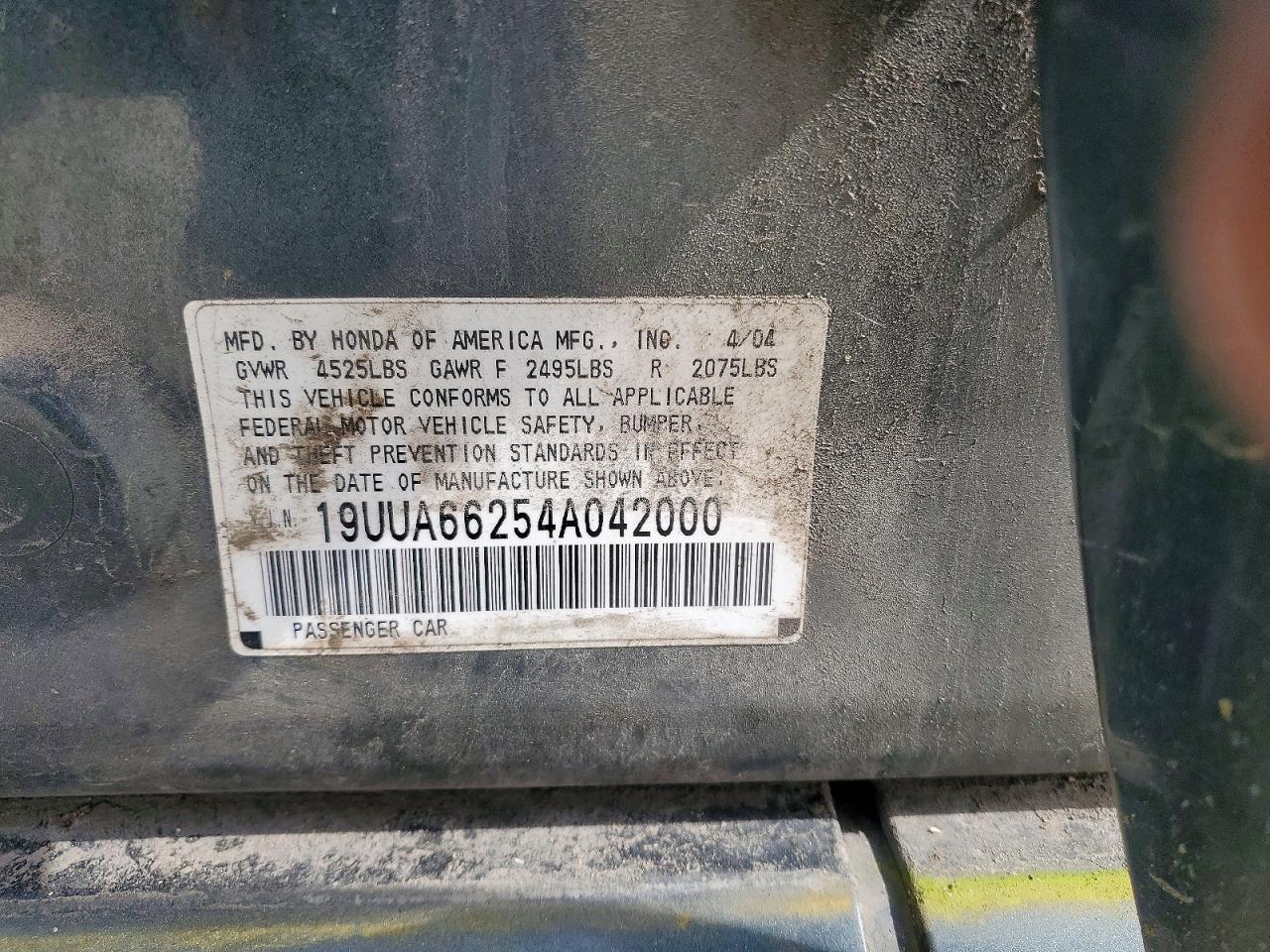 2004 ACURA TL
