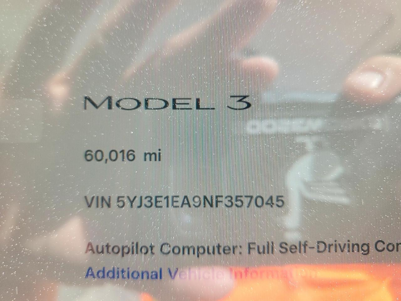 2022 TESLA MODEL 3