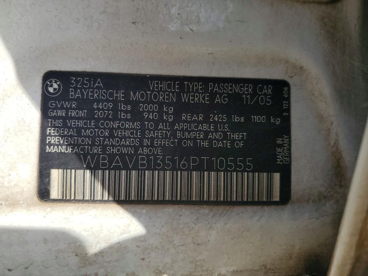2006 BMW 3 SERIES