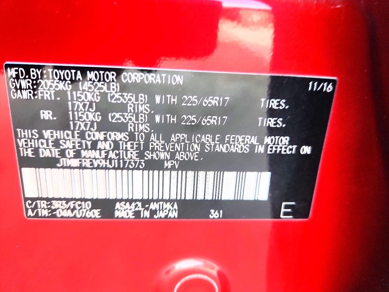 2017 TOYOTA RAV4