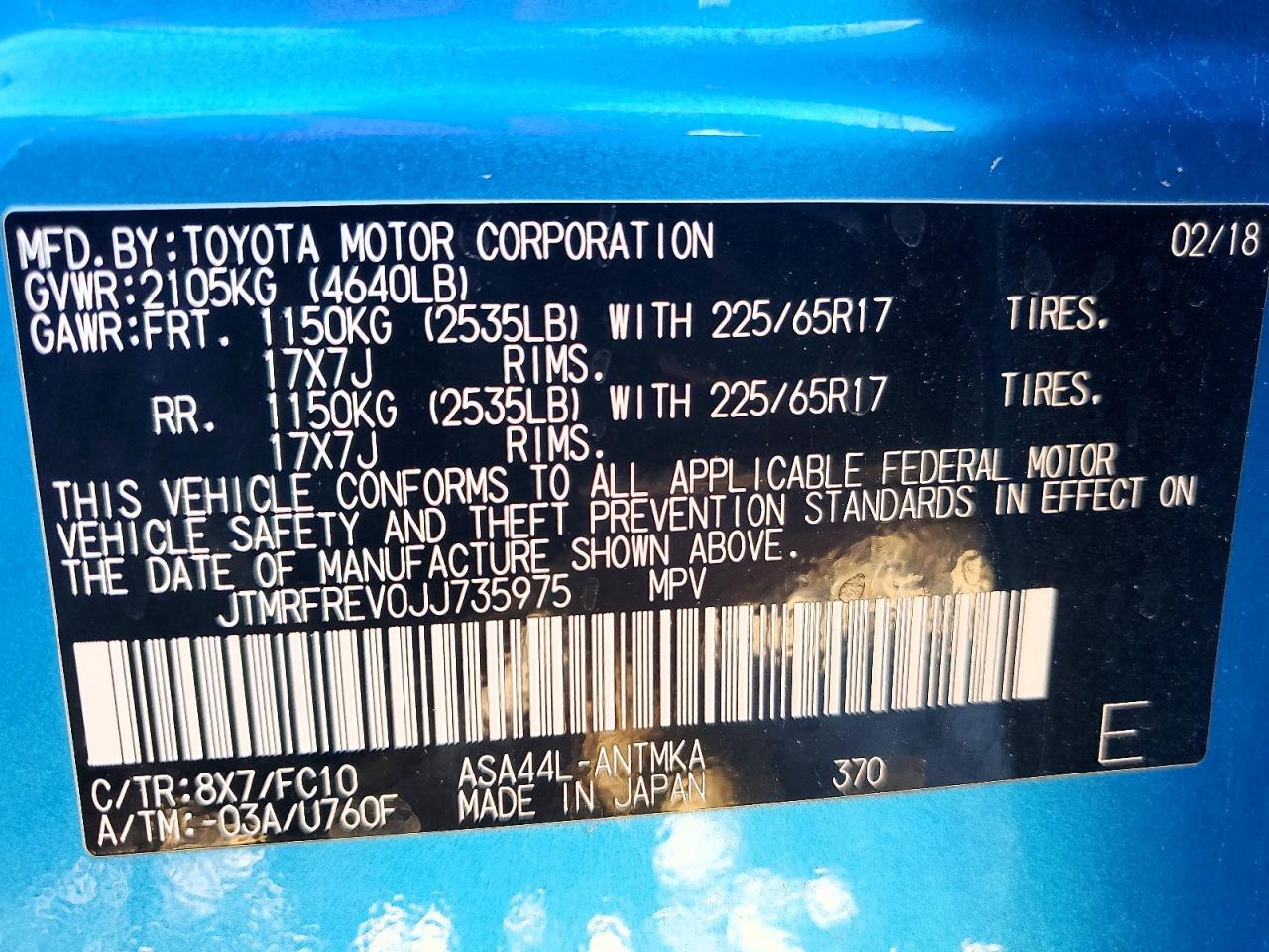 2018 TOYOTA RAV4