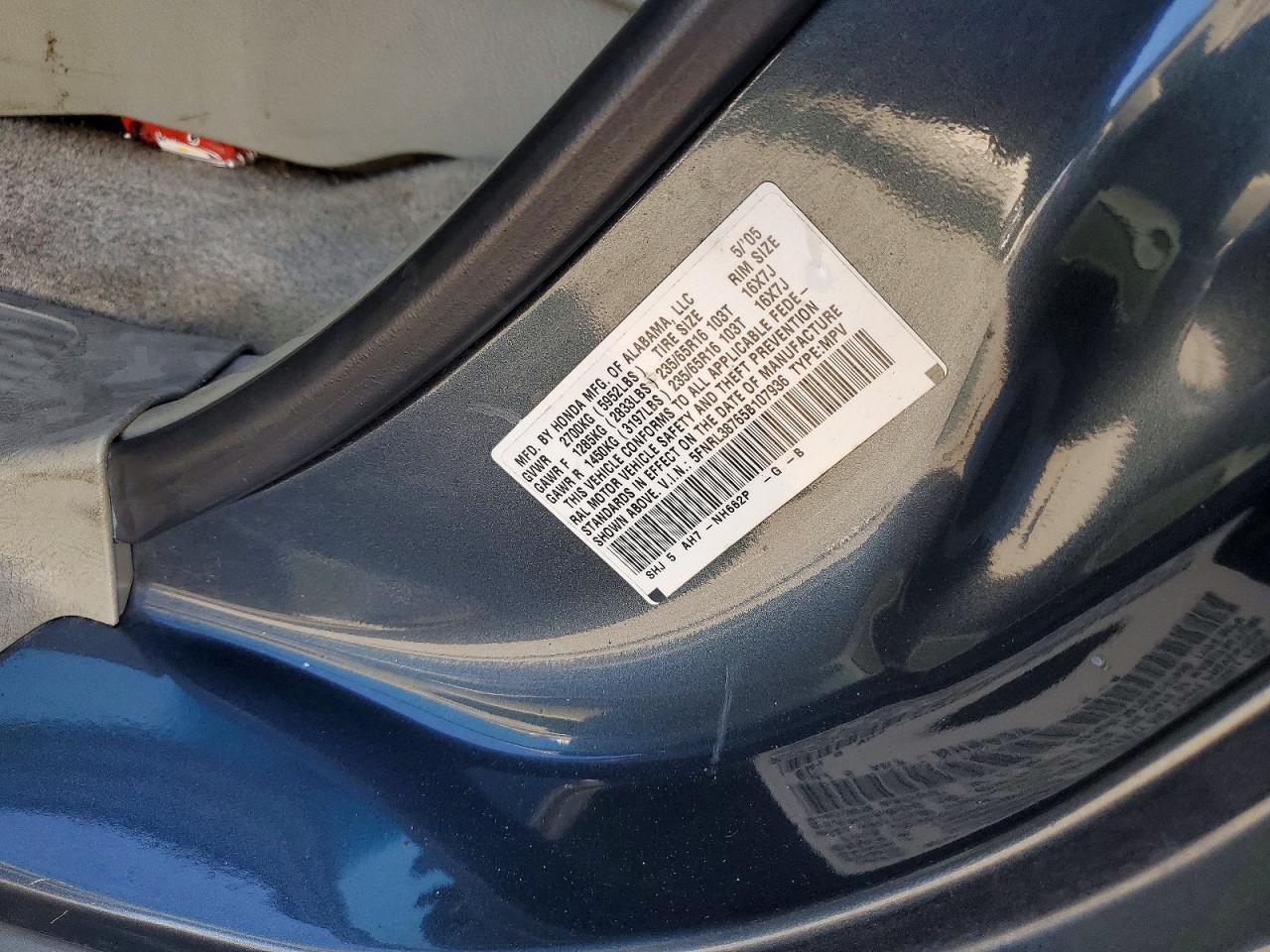 2005 HONDA ODYSSEY
