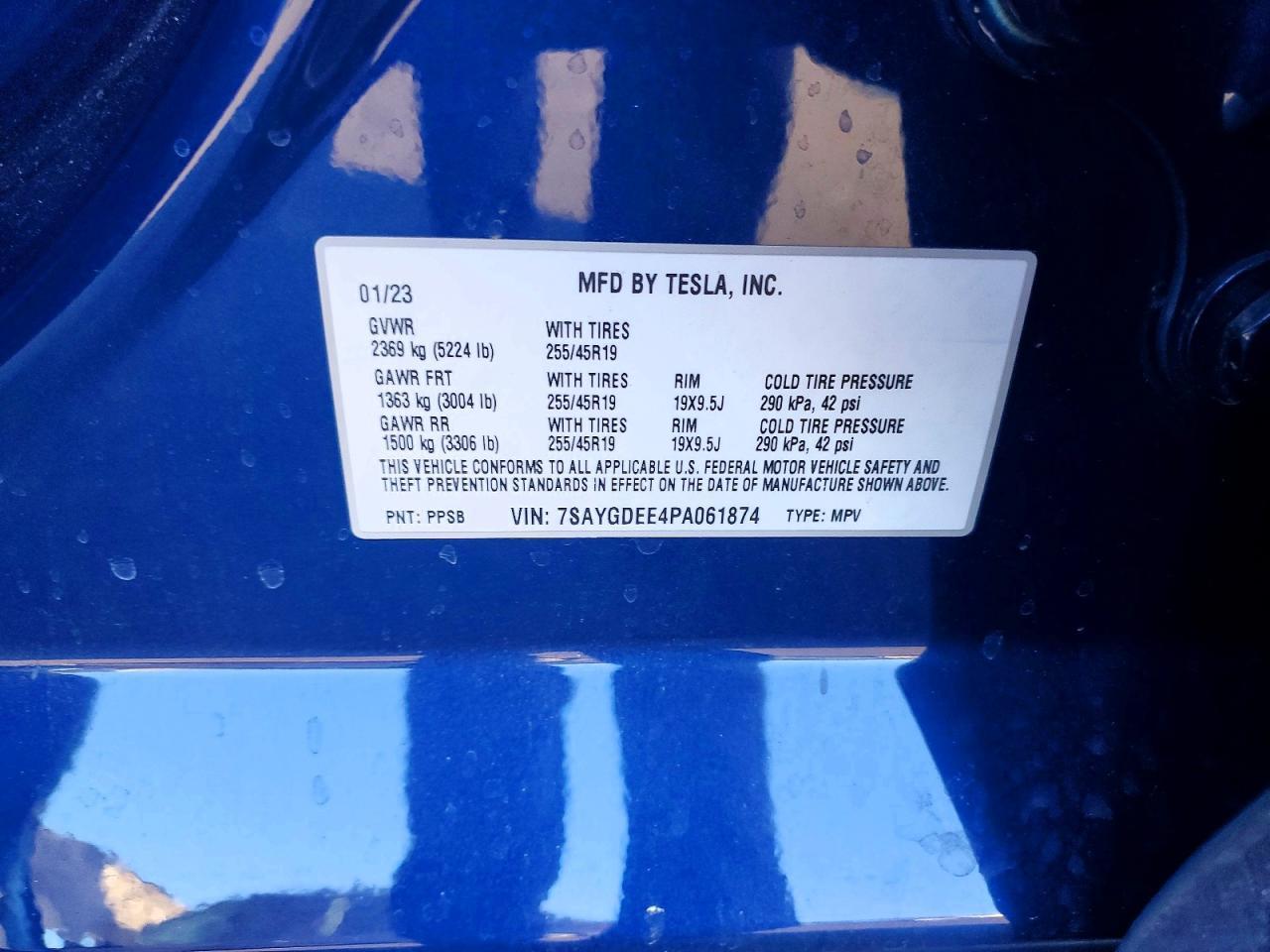 2023 TESLA MODEL Y