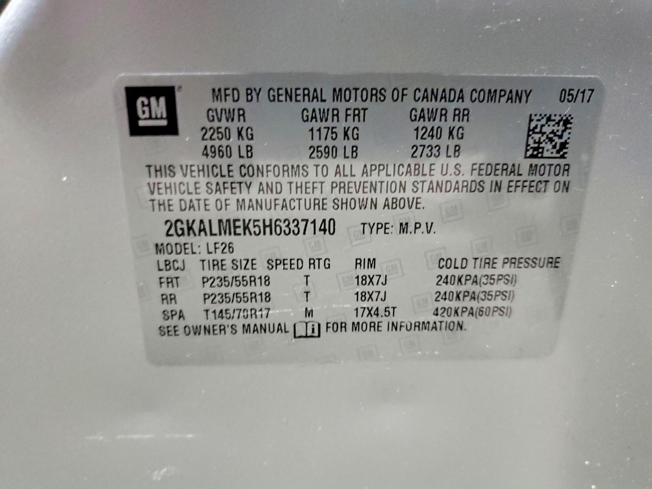 2017 GMC Terrain