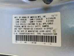 2012 ACURA TL