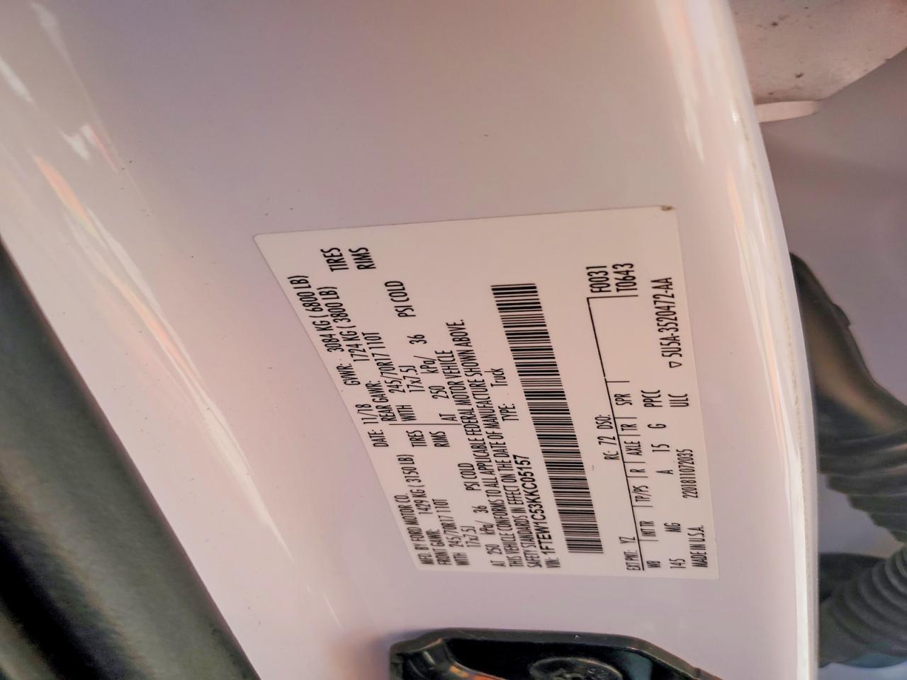 2019 FORD F-150 Lightning