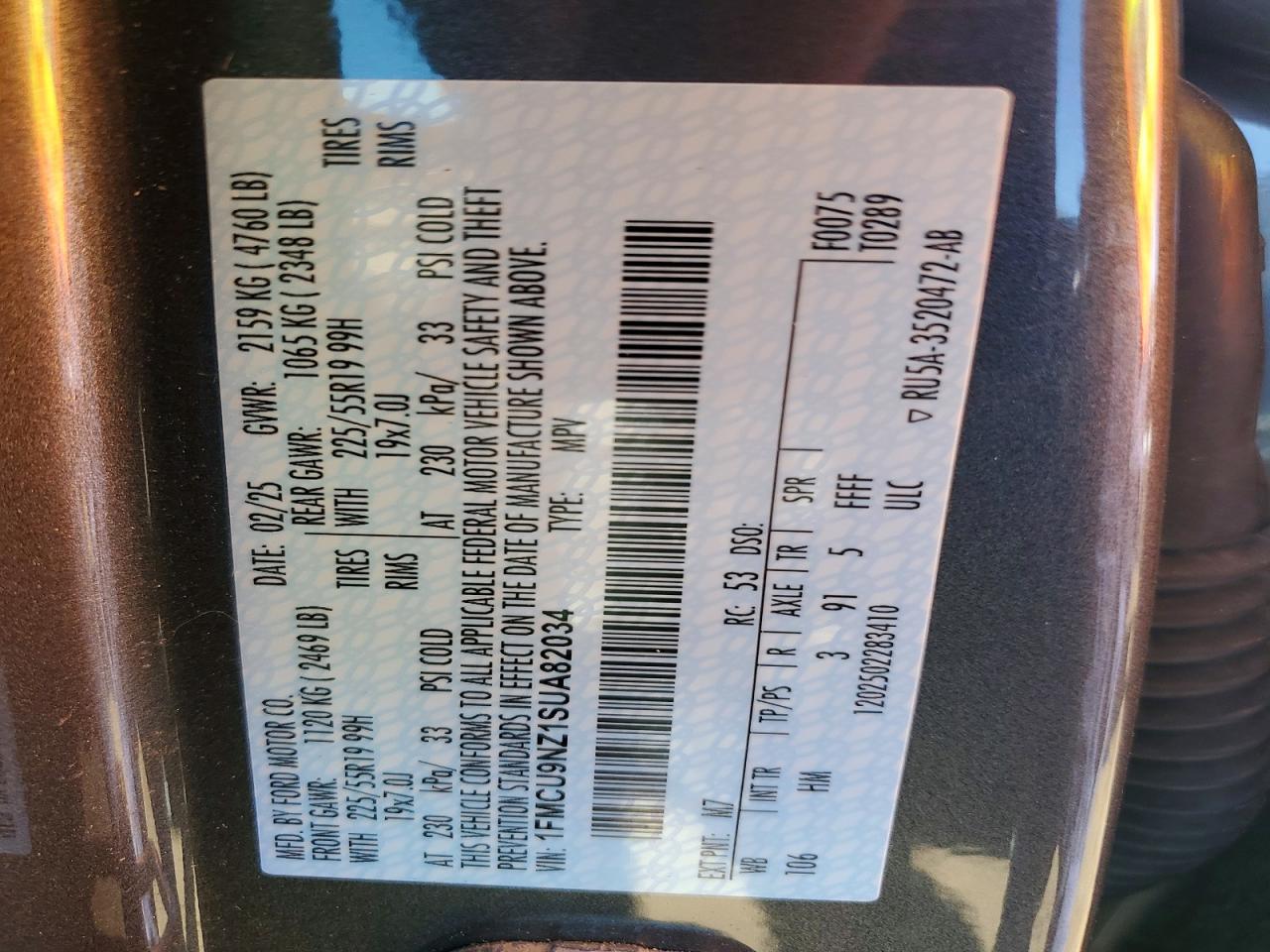 2025 FORD ESCAPE
