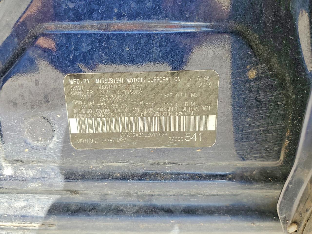 2020 MITSUBISHI outlander