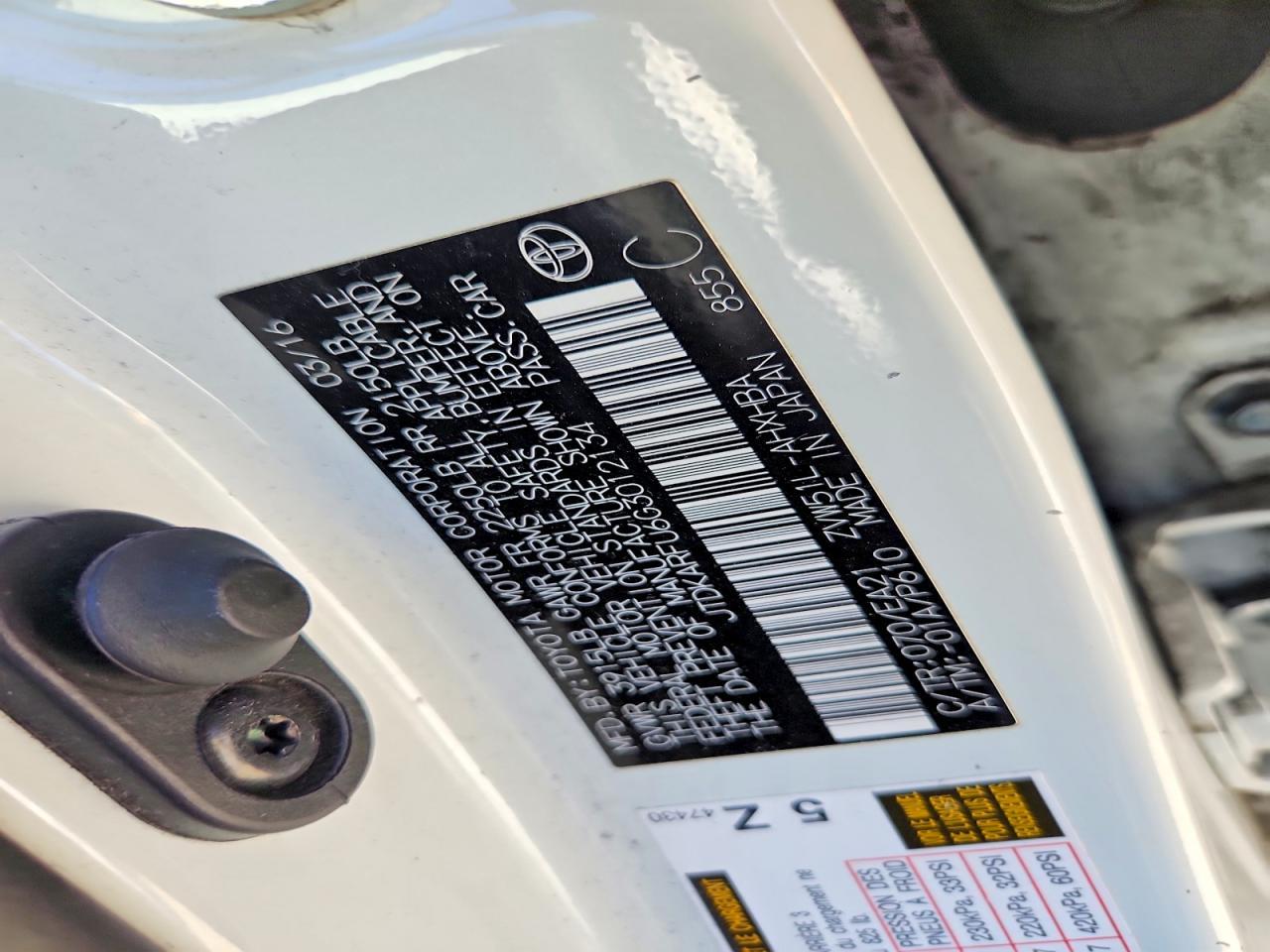 2016 TOYOTA PRIUS