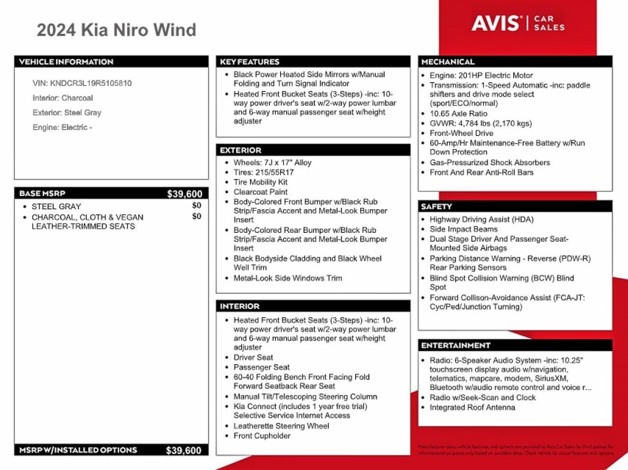 2024 KIA Niro