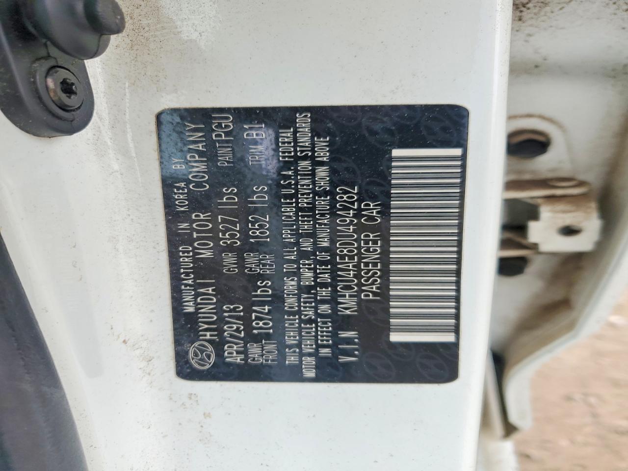 2013 HYUNDAI ACCENT