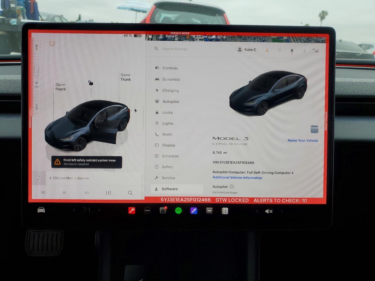 2025 TESLA MODEL 3