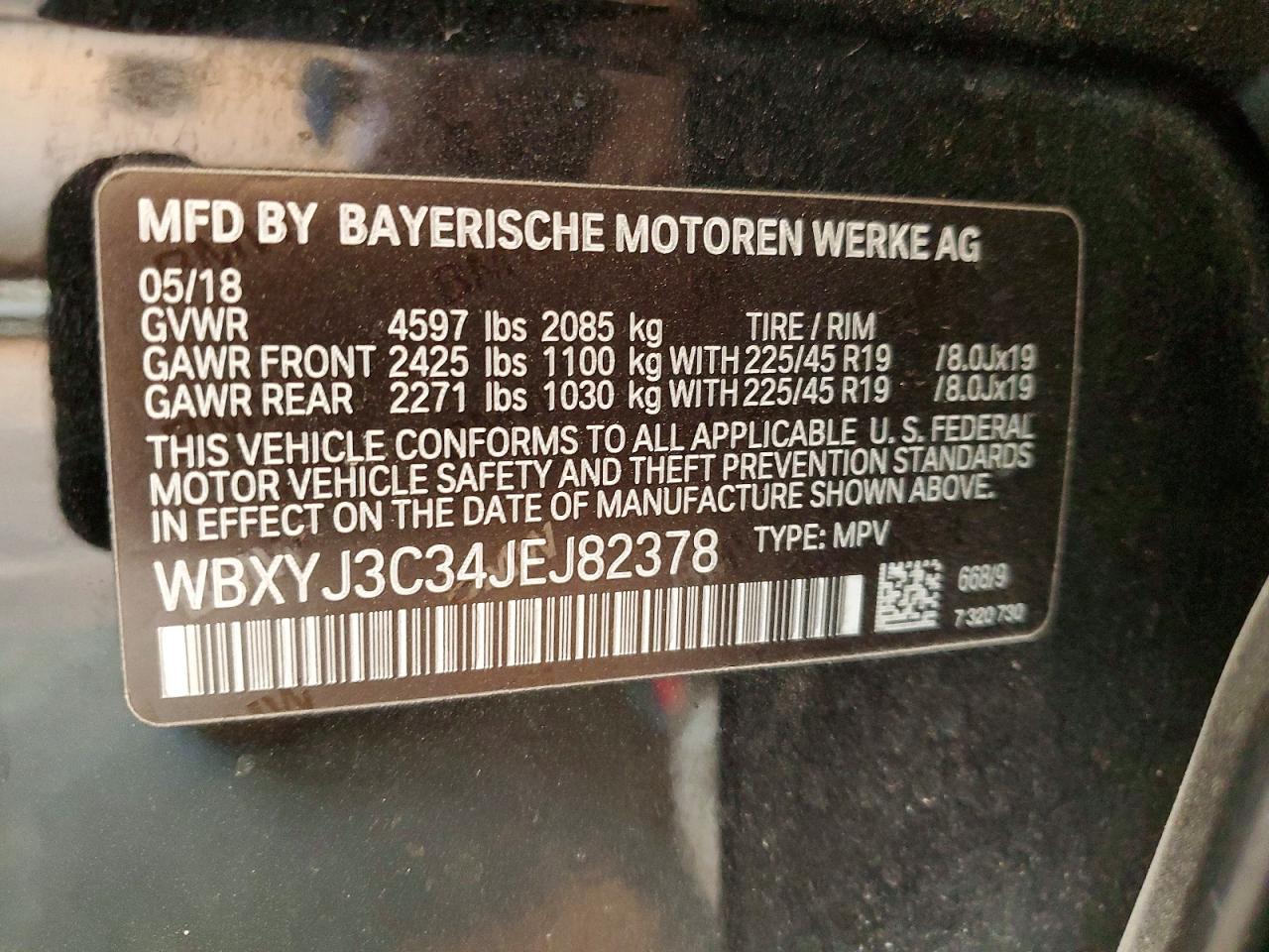 2018 BMW X2