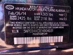 2014 HYUNDAI SONATA