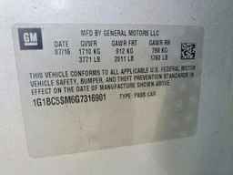 2016 CHEVROLET CRUZE