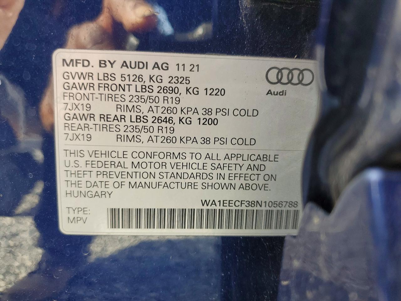 2022 AUDI Q3