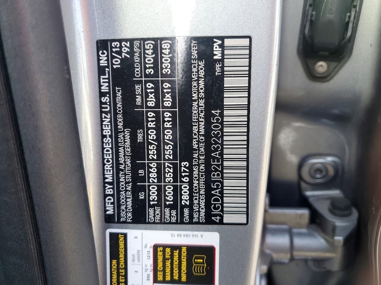 2014 MERCEDES-BENZ ML-Class