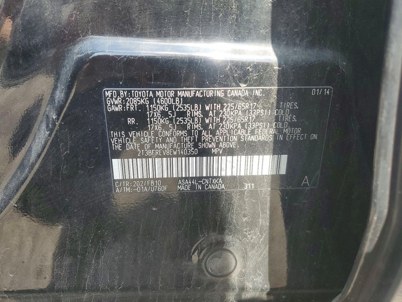 2014 TOYOTA RAV4