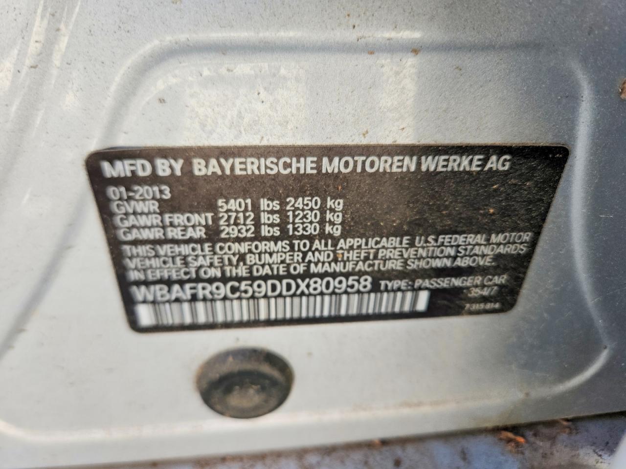 2013 BMW 5 series