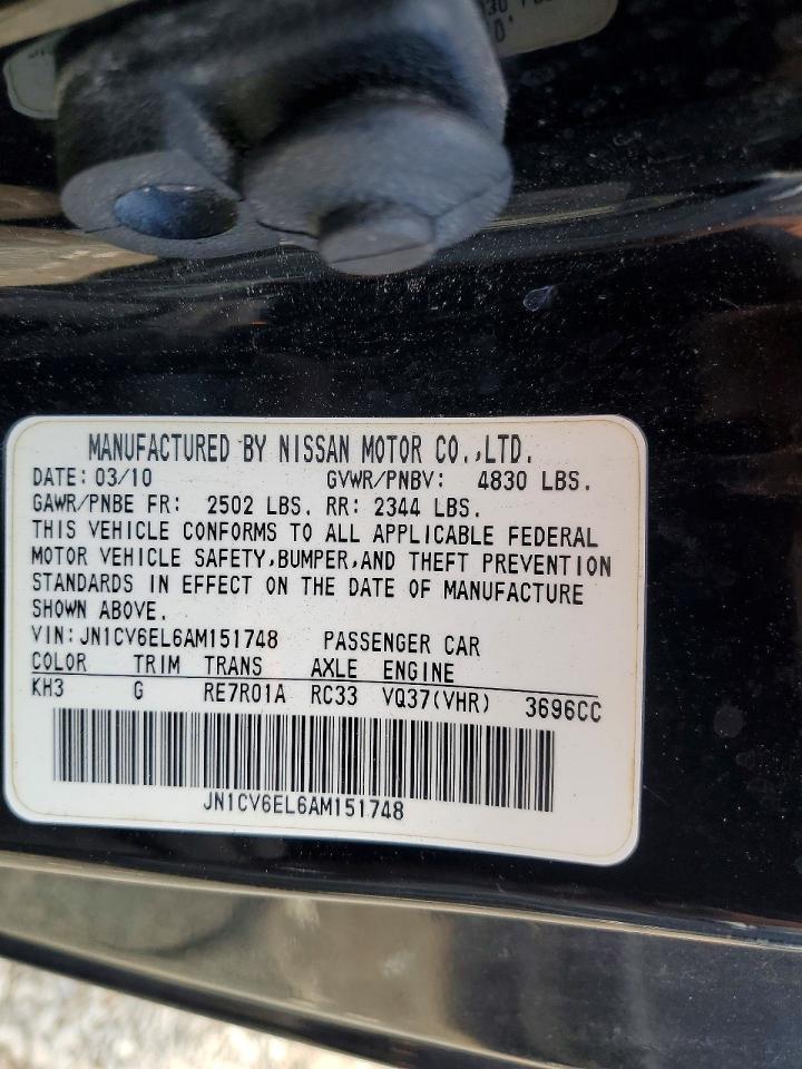 2010 Infi G37