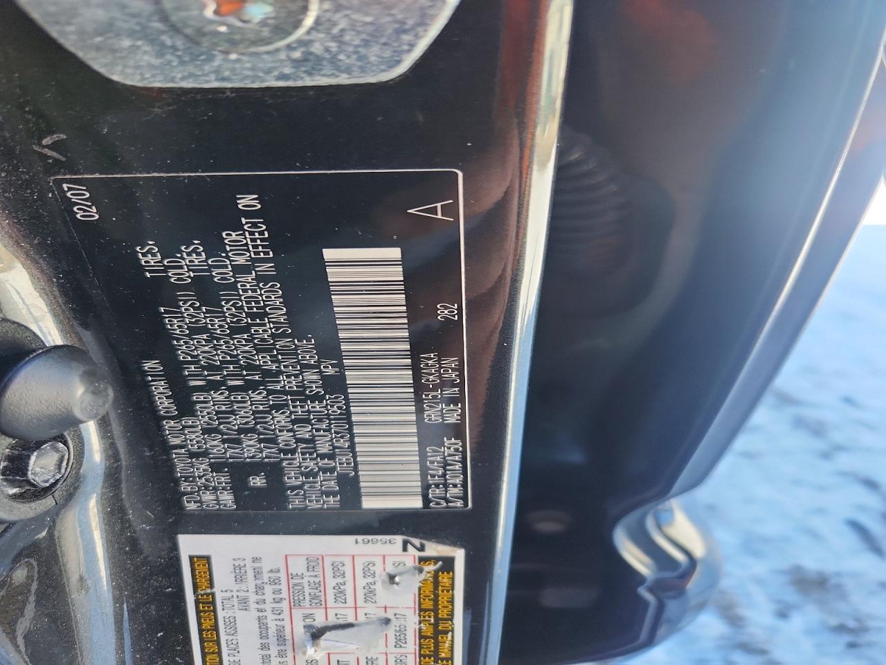 2007 TOYOTA 4Runner