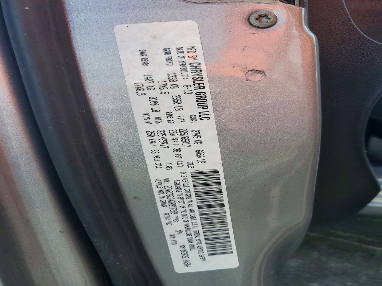 2013 DODGE GRAND CARAVAN