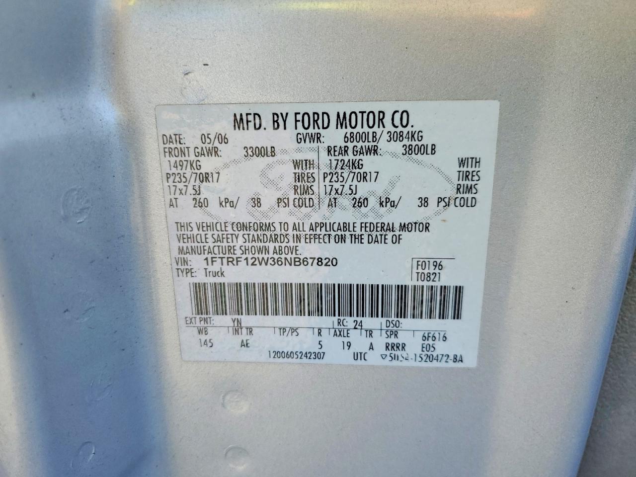 2006 FORD F-150 Lightning