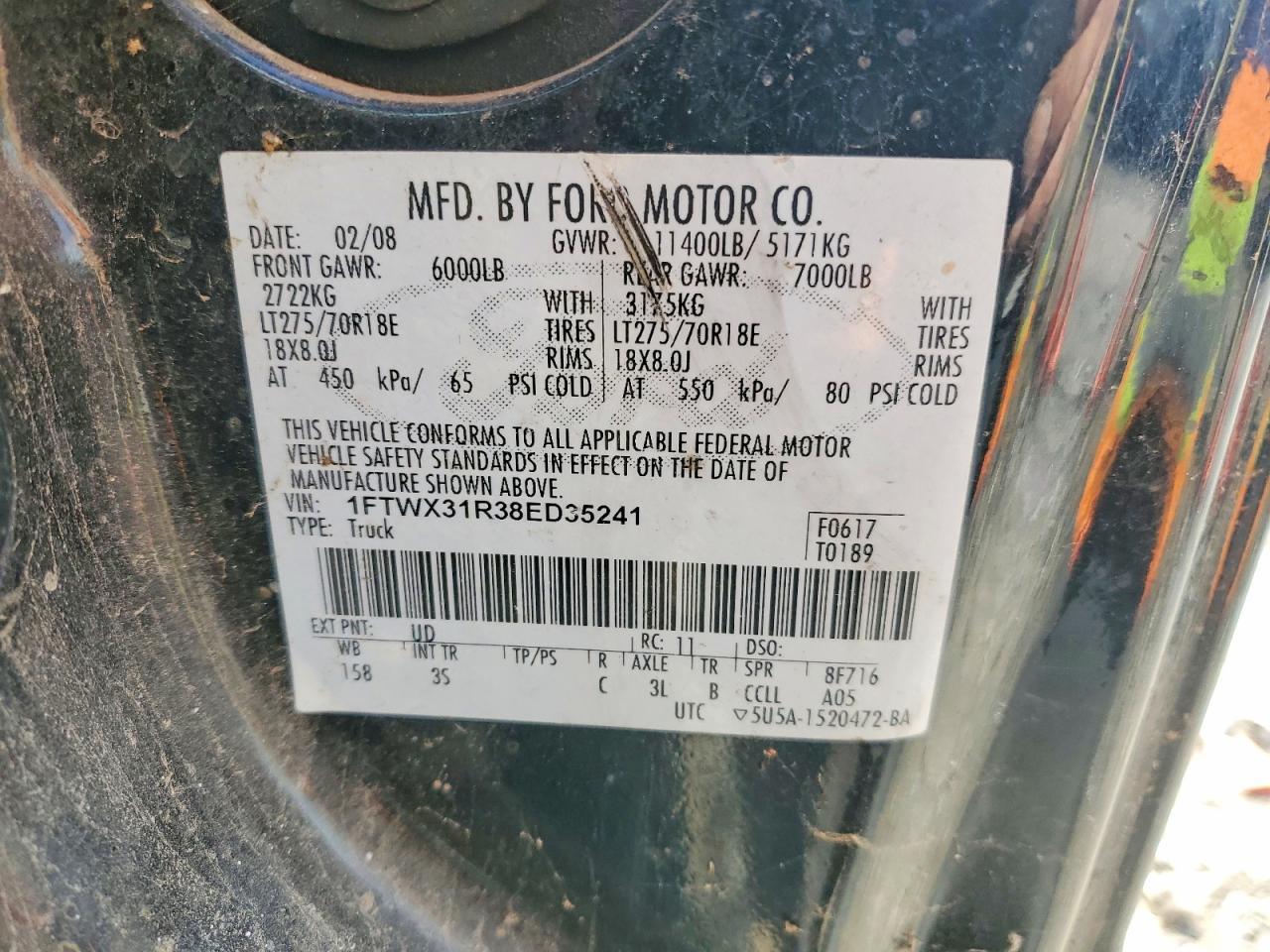 2008 FORD F-350