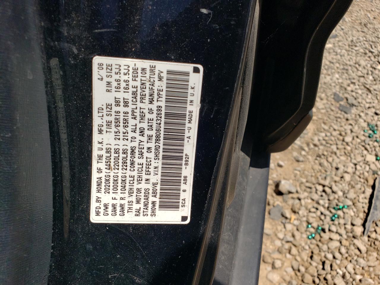 2006 HONDA CR-V
