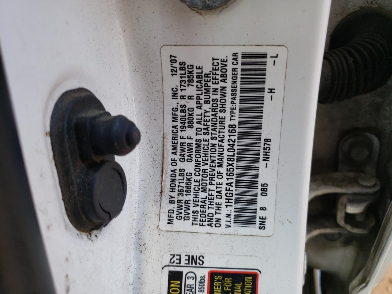 2008 HONDA CIVIC