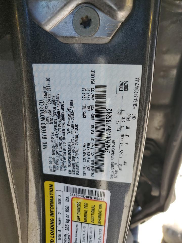 2015 FORD FUSION