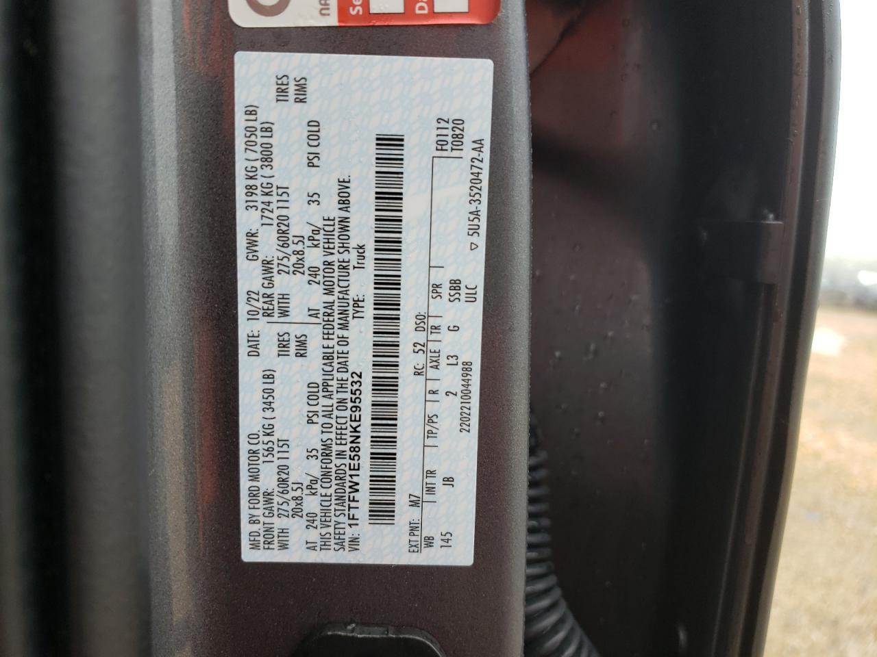2022 FORD F-150