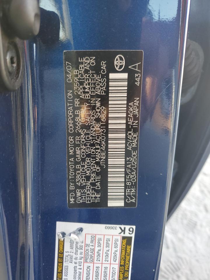 2007 TOYOTA CAMRY