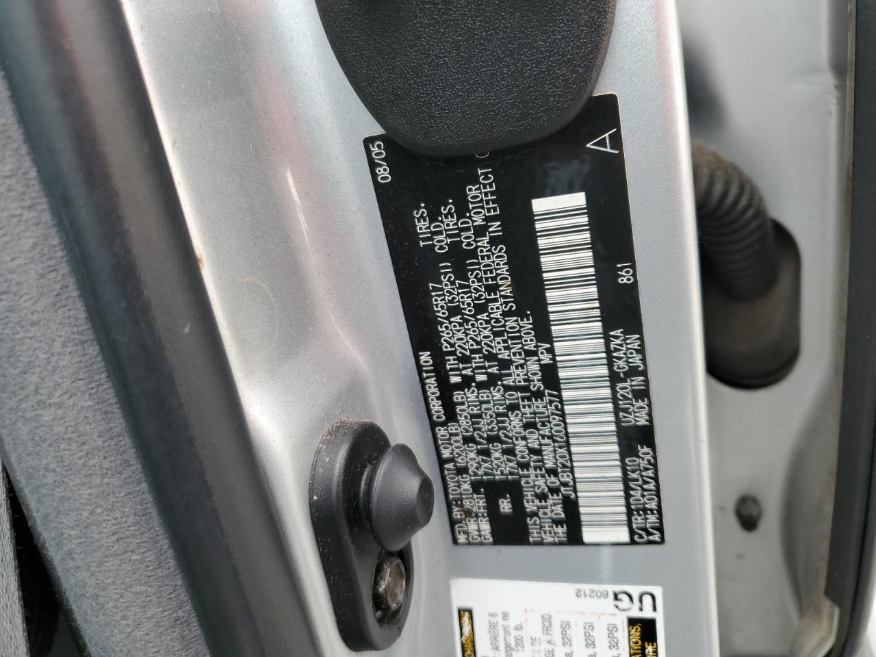 2006 LEXUS Gx 470