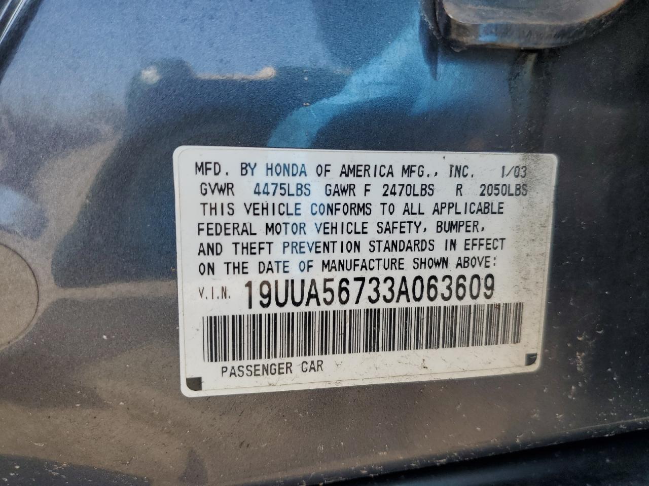 2003 ACURA TL